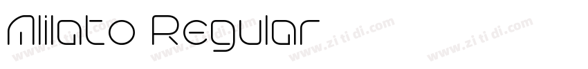 Alilato Regular字体转换 Alilato Regular字体转换